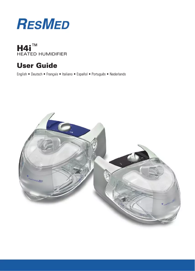 Page n°1 - Manuel utilisateur ResMed H4i