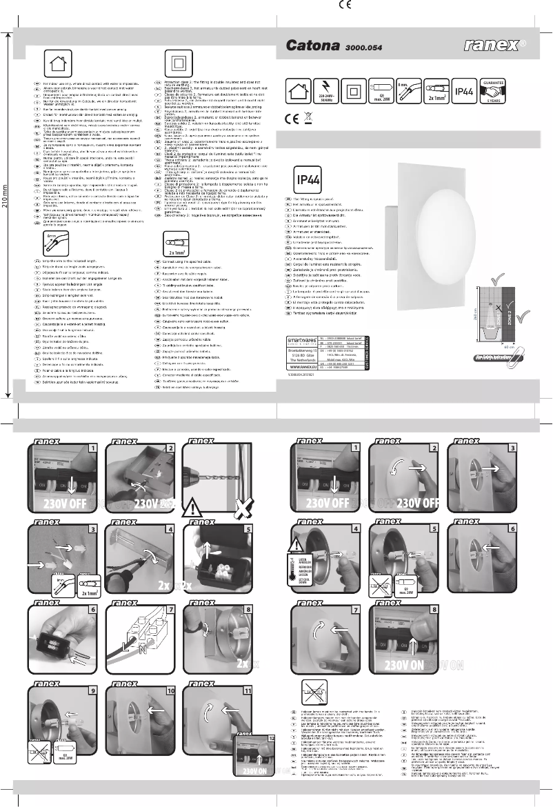 Image de la première page du manuel de l'appareil Catona 3000.054