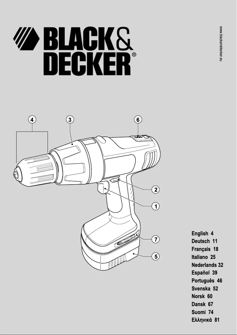 Page 1 de la notice Manuel utilisateur Black & Decker PS142/H