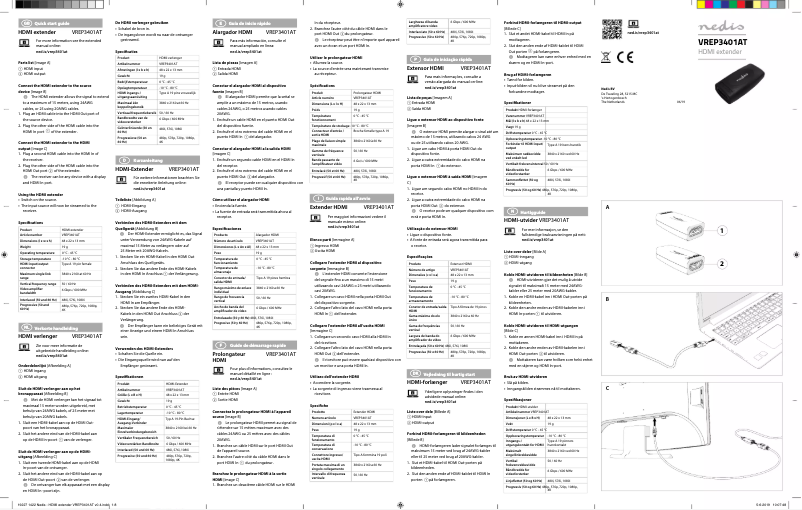 Image de la première page du manuel de l'appareil VREP3401AT