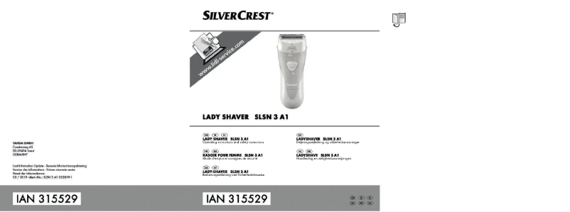 Image de la première page du manuel de l'appareil SLS 3 A1