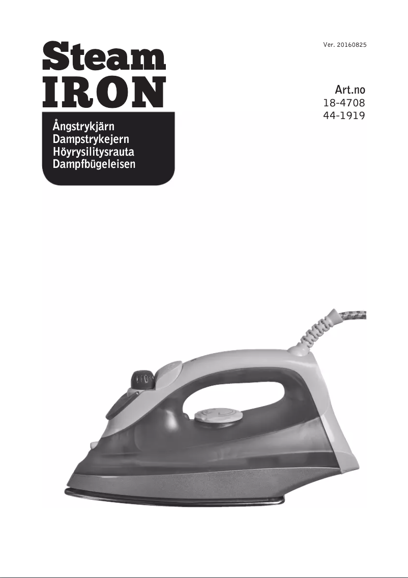 Page n°1 - Manuel utilisateur Clas Ohlson ES-2339A-02