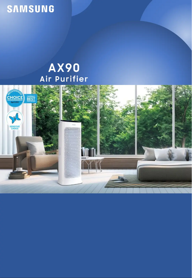 Page 1 de la notice Manuel utilisateur Samsung AX90T7080