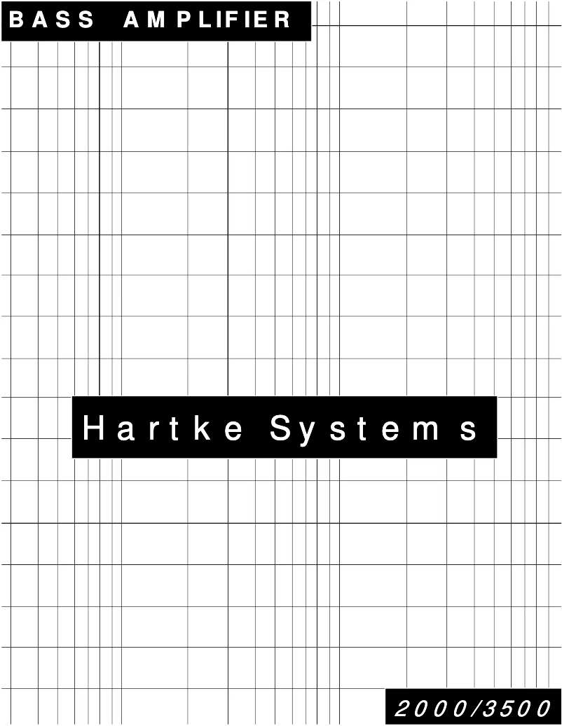 Page n°1 - Manuel utilisateur Hartke 2115