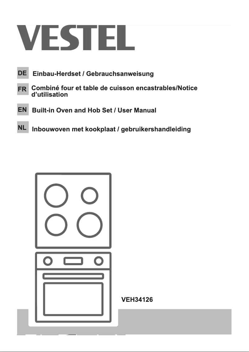 Page 1 de la notice Manuel utilisateur Vestel VEH34126