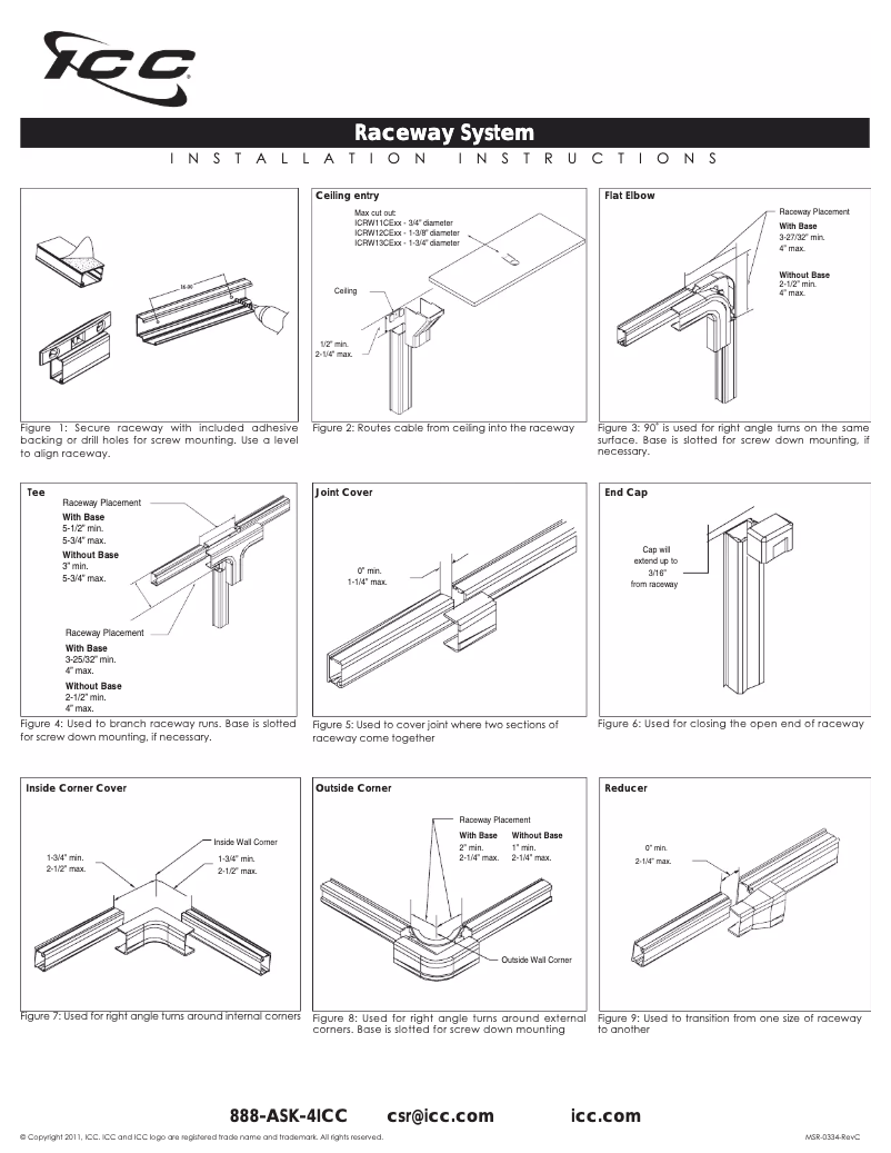 Page 1 de la notice Manuel utilisateur ICC ICRW13TOWH