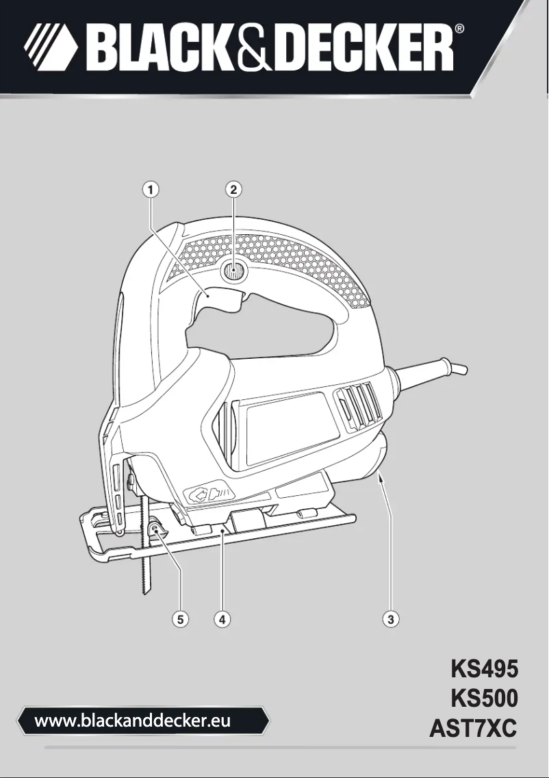 Page 1 de la notice Manuel utilisateur Black & Decker AST7XC