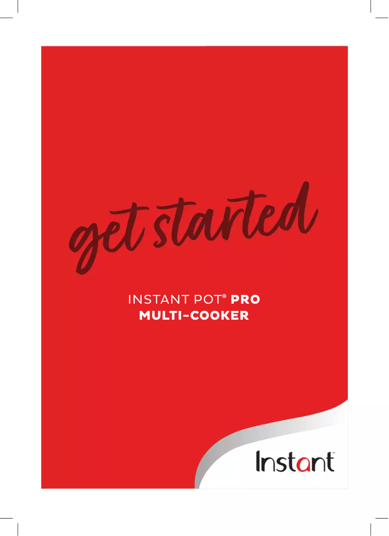 Page n°1 - Manuel utilisateur Instant Pot Pot Pro