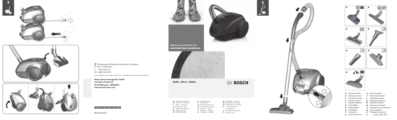 Page n°1 - Manuel utilisateur Bosch BGL2UB112