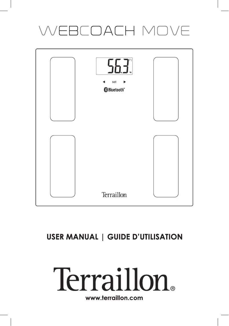 Page n°1 - Manuel utilisateur Terraillon Web Coach Move
