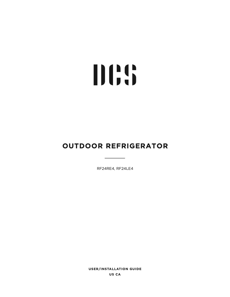 Page n°1 - Guide d'installation DCS RF24RE4