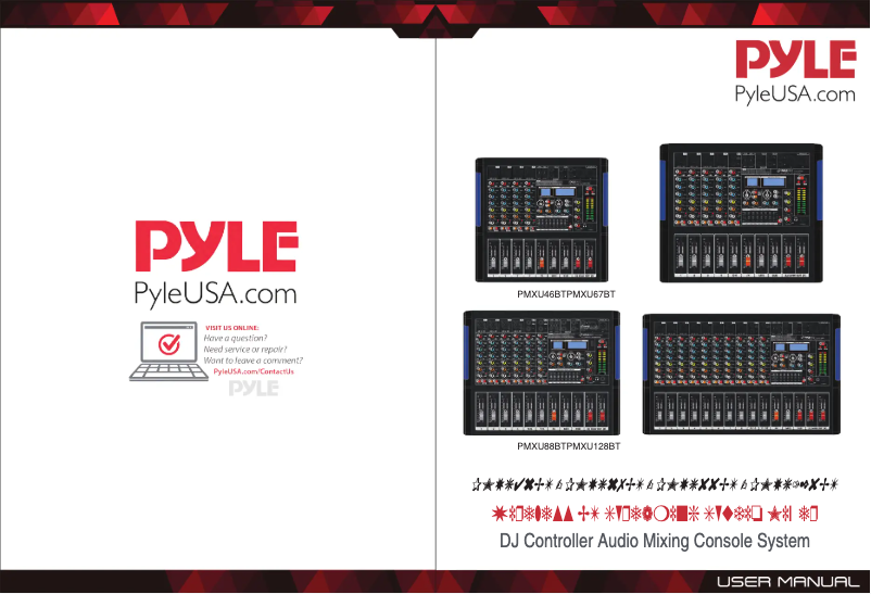 Page 1 de la notice Manuel utilisateur Pyle PMXU67BT