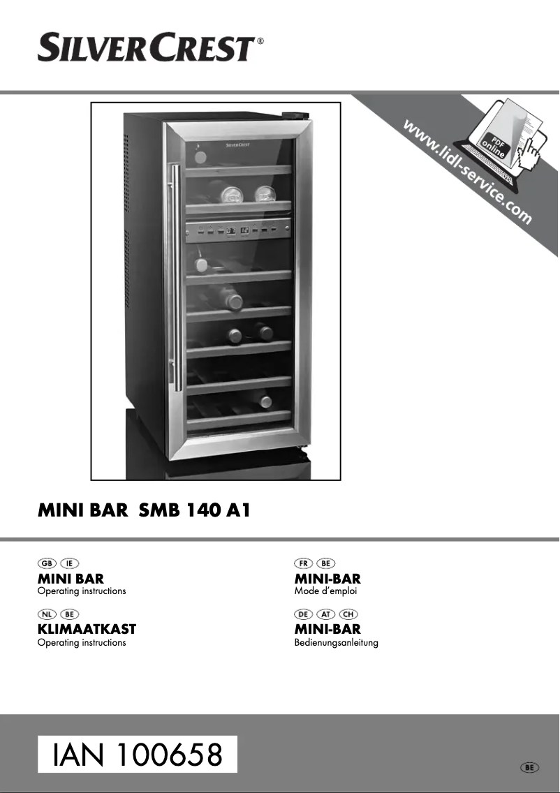 Page 1 de la notice Manuel utilisateur SilverCrest SMB 140 A1