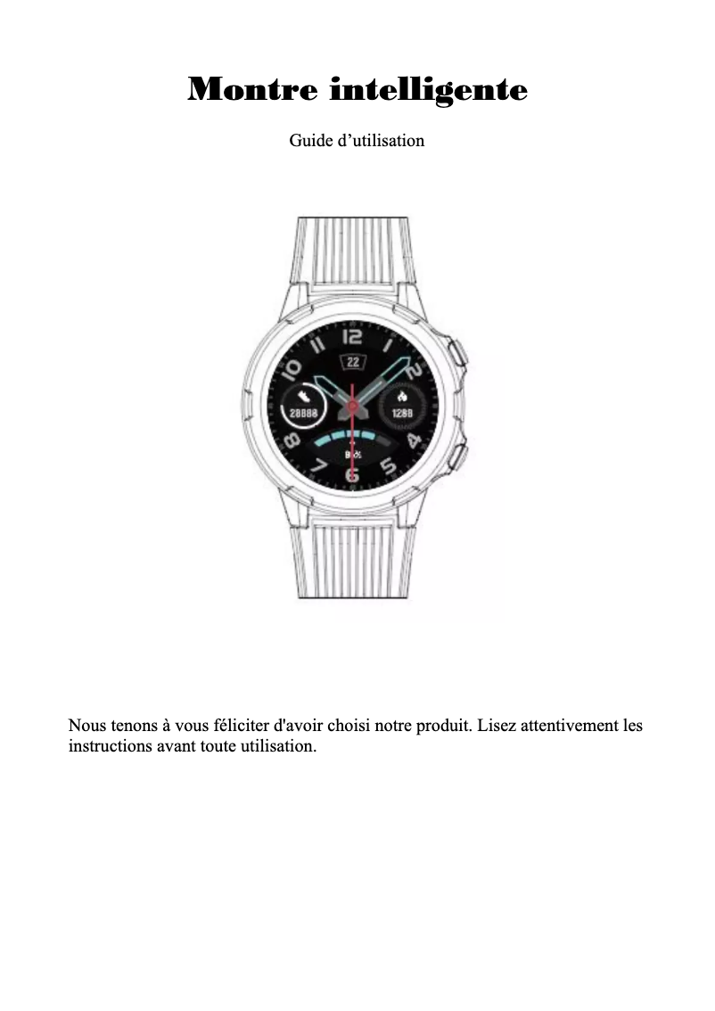 Page 1 de la notice Manuel utilisateur Denver SW-350