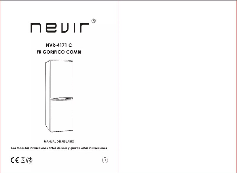 Page 1 de la notice Manuel utilisateur Nevir NVR-4171 C