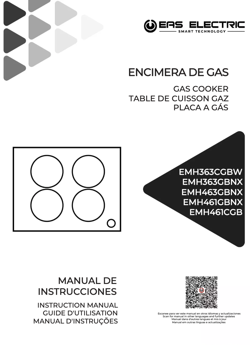 Page 1 de la notice Manuel utilisateur EAS Electric EMH363GBNX