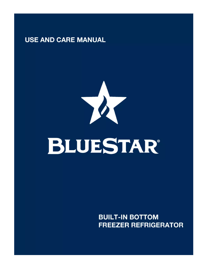 Page n°1 - Manuel d'utilisation et d'entretien BlueStar BBB36SSL2