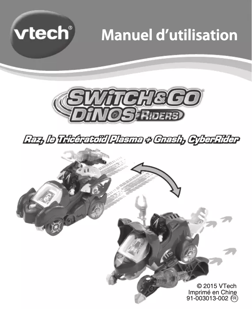 Página 1 del manual Manual de usuario Vtech Tricératoïd Plasma