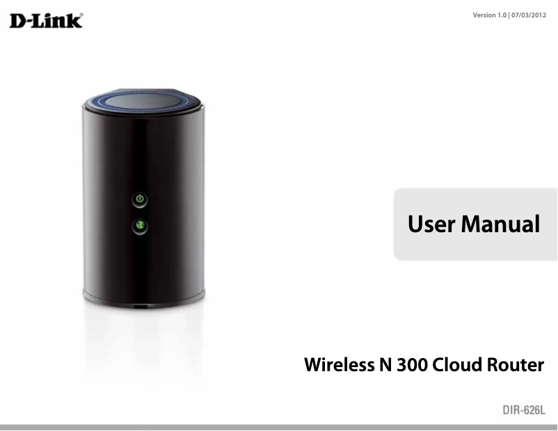 Page 1 de la notice Manuel utilisateur D-Link Cloud Router N300+