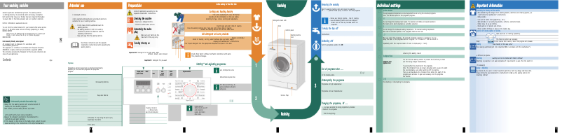 Page n°1 - Manuel utilisateur Bosch WAE28262SN