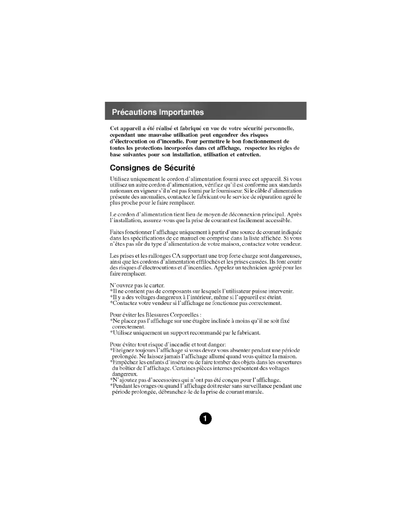 Image de la première page du manuel de l'appareil 566LE