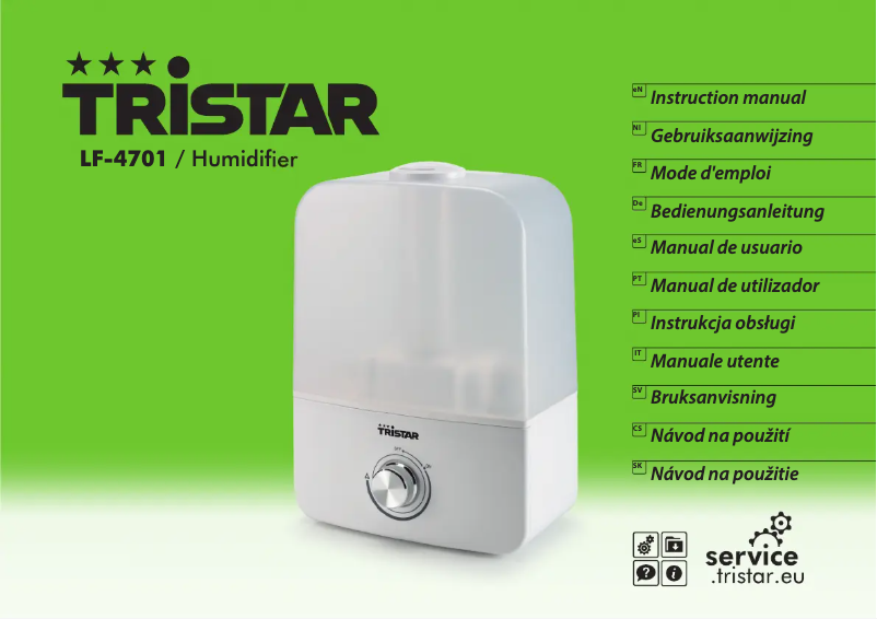 Page n°1 - Manuel utilisateur TriStar LF-4701