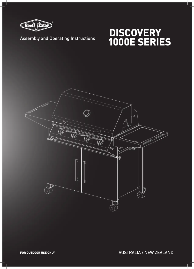 Page 1 de la notice Manuel utilisateur BeefEater BDMG520BA