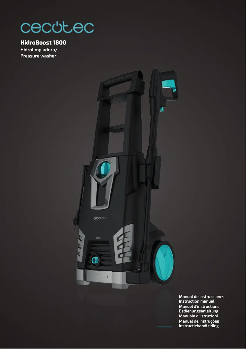 Page n°1 - Manuel utilisateur Cecotec HidroBoost 1800