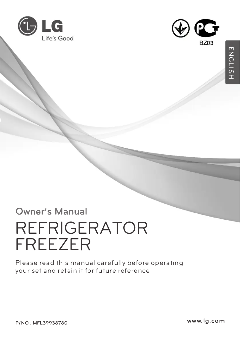 Page 1 de la notice Manuel utilisateur LG GN-M562 YLQA