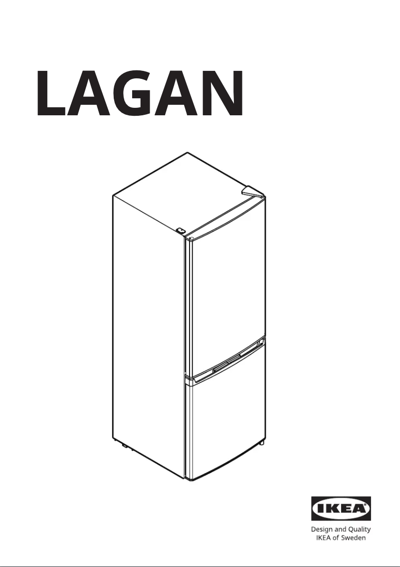Page 1 de la notice Manuel utilisateur Ikea LAGAN 604.948.57