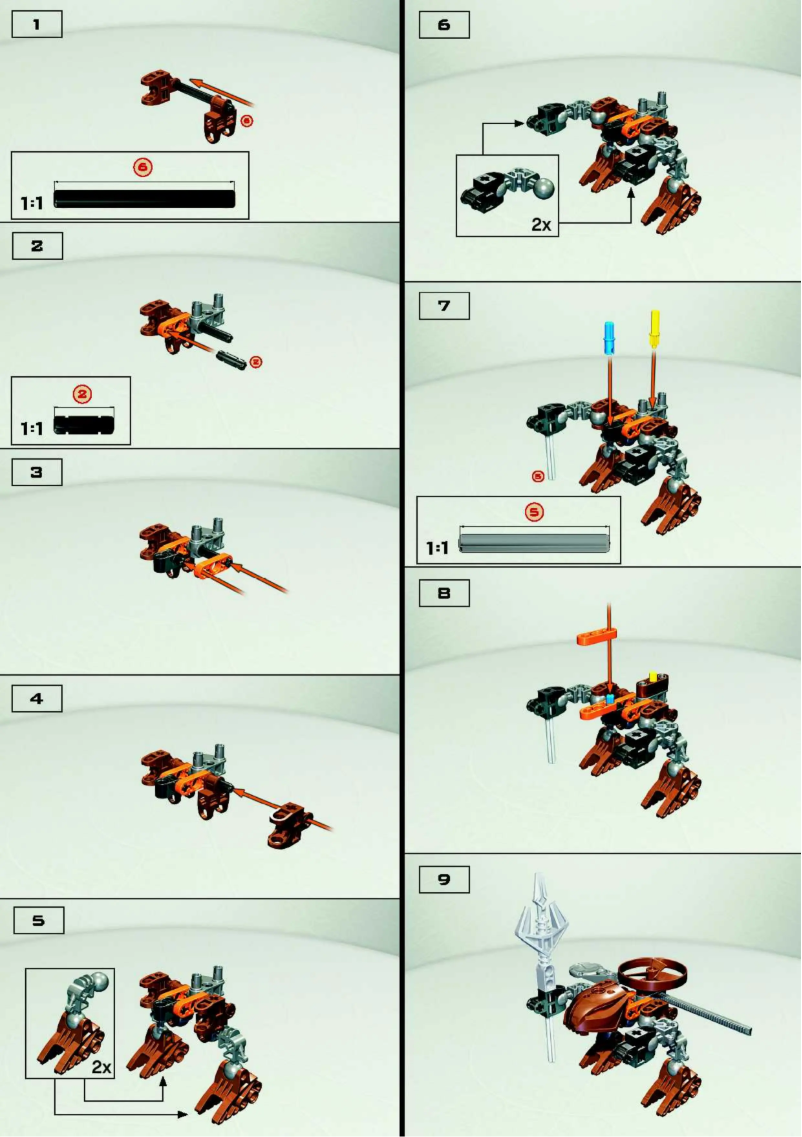 Page n°1 - Manuel utilisateur Lego Rahaga Pouks