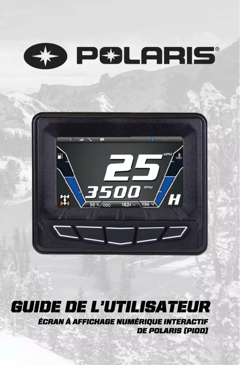 Page 1 de la notice Manuel utilisateur Polaris 800 PRO-RMK 163 (2016)