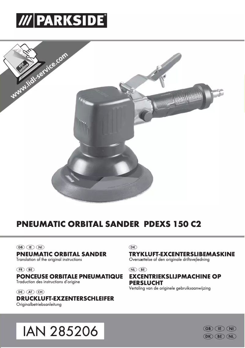 Image de la première page du manuel de l'appareil PDEXS 150 C2