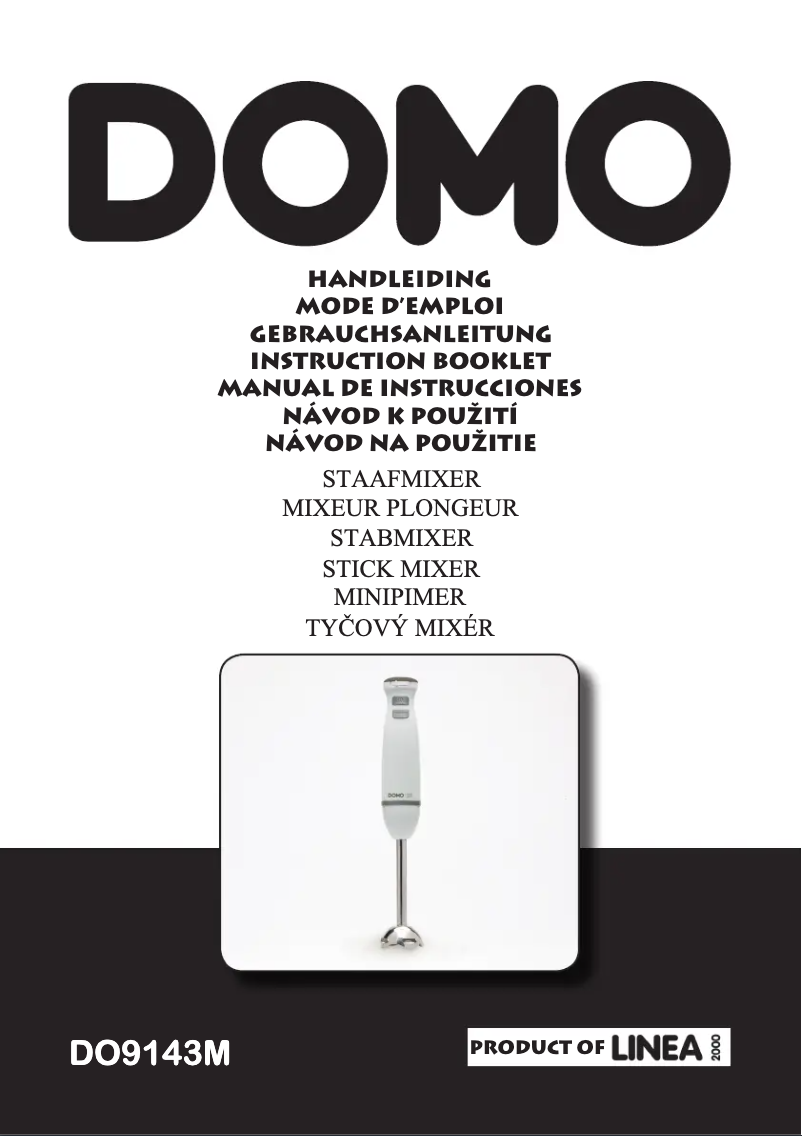 Page 1 de la notice Manuel utilisateur Domo DO9143M