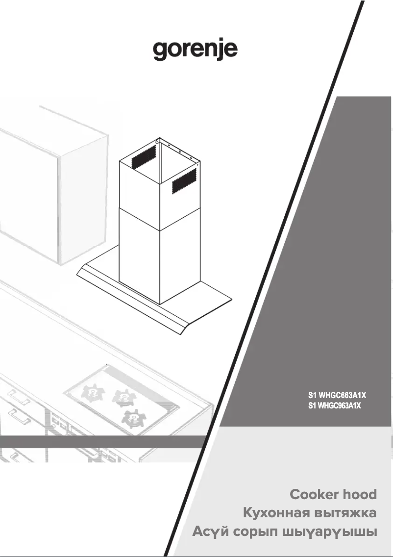 Page 1 de la notice Manuel utilisateur Gorenje WHGC663A1X