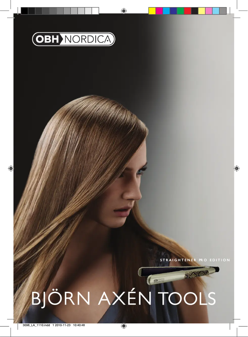 Image de la première page du manuel de l'appareil Pro Edition 3098