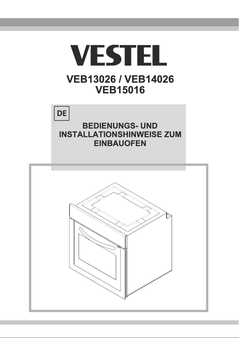 Page 1 of the manual User Manual Vestel VEB14026