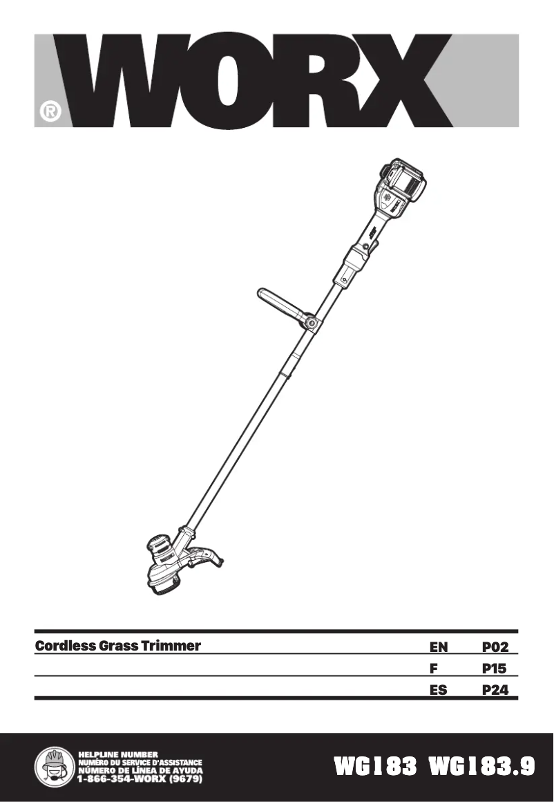 Page n°1 - Manuel utilisateur Worx WG914
