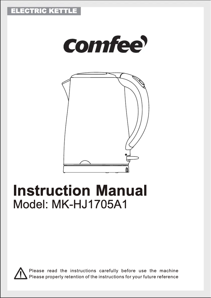 Page n°1 - Manuel utilisateur Comfee MK-HJ1705A1B