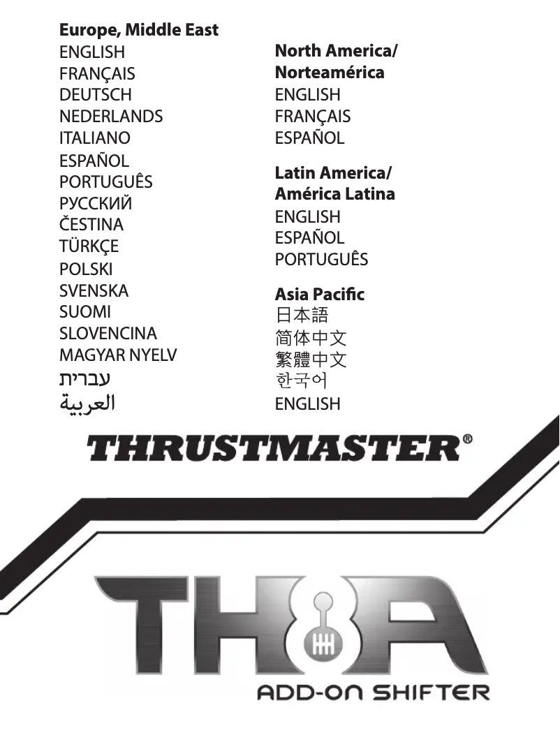 Página 1 del manual Manual de usuario Thrustmaster TH8A Shifter