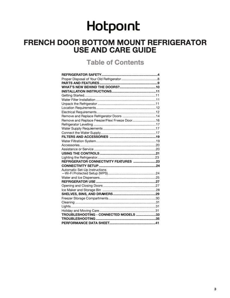 Page 1 de la notice Instructions / montage Hotpoint HQ9I MO1L UK