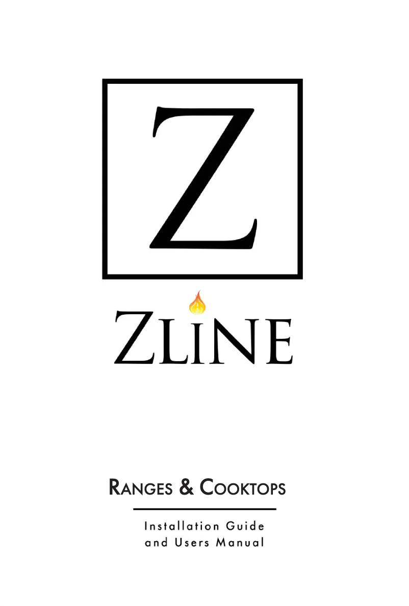 Page 1 de la notice Guide d'installation ZLine RT36