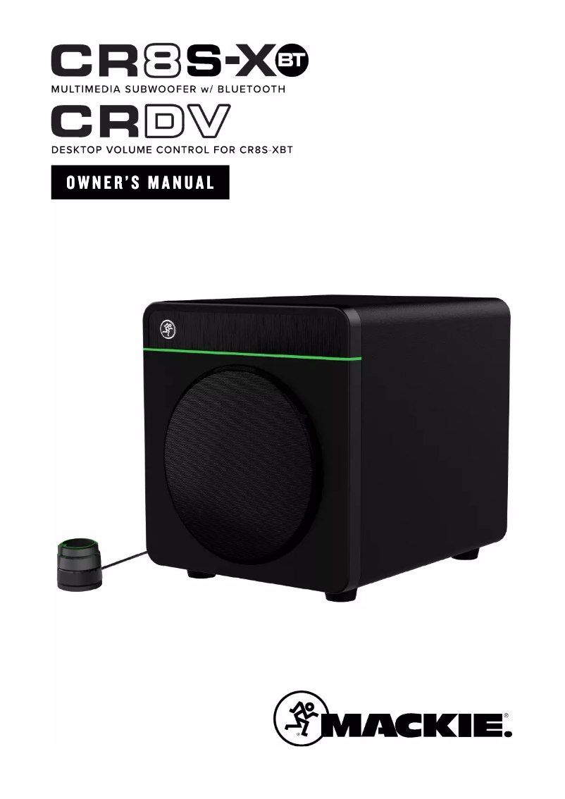 Image de la première page du manuel de l'appareil CR8S-XBT