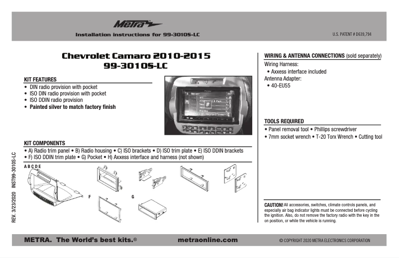 Page 1 de la notice Manuel utilisateur AXESS 99-3010S-LC