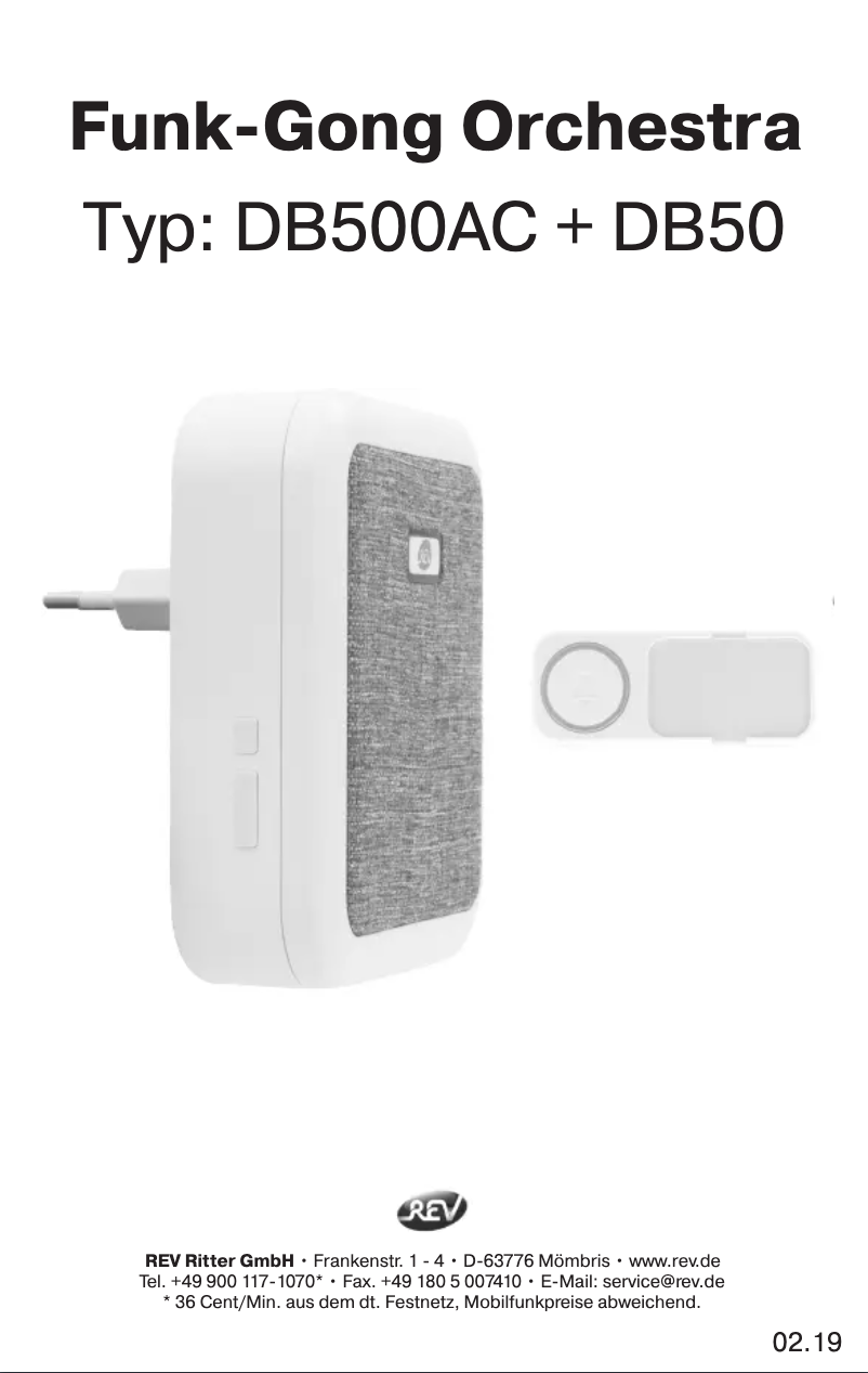 Página 1 del manual Manual de usuario REV 82610103