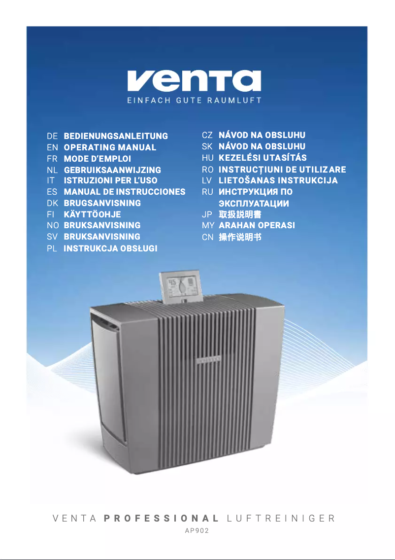 Image de la première page du manuel de l'appareil AP902 Professional