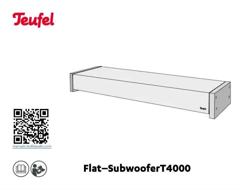 Page 1 de la notice Guide de démarrage rapide Teufel Cinebar Trios