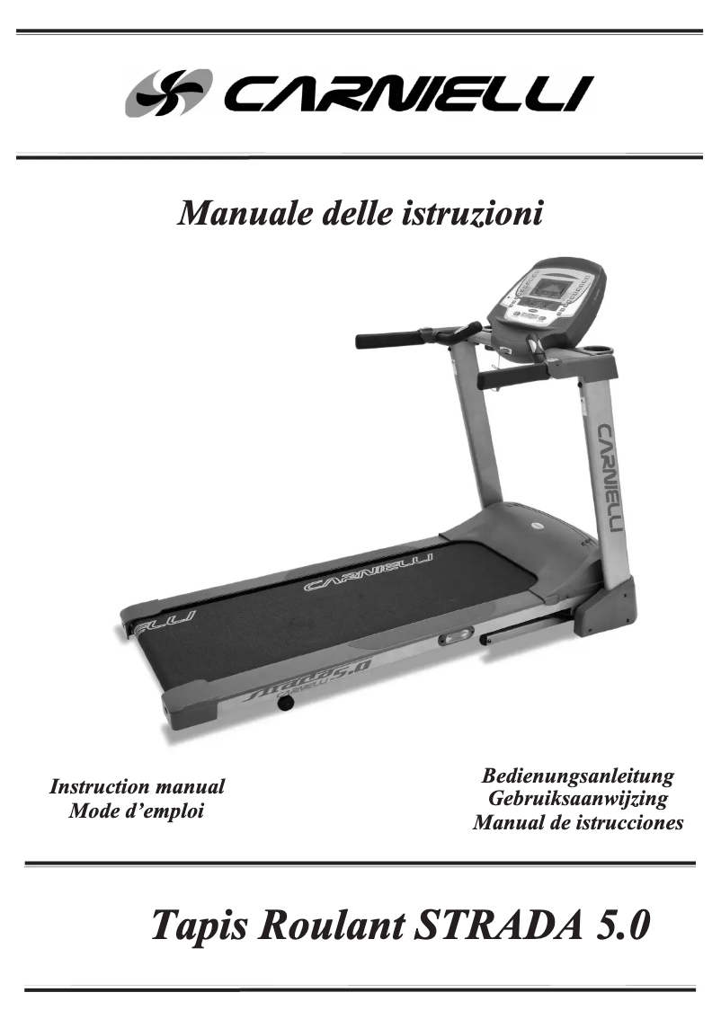Page n°1 - Manuel utilisateur Carnielli Strada 5.0