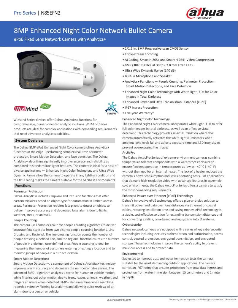 Image de la première page du manuel de l'appareil N85EFN2