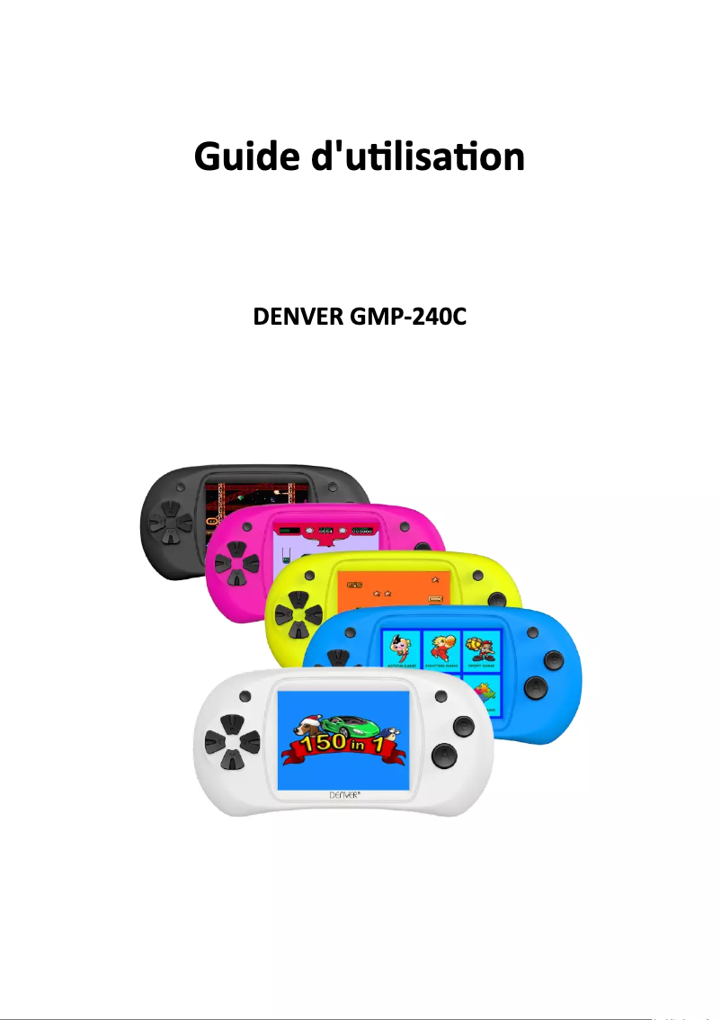 Page n°1 - Manuel utilisateur Denver GMP-240C MK2